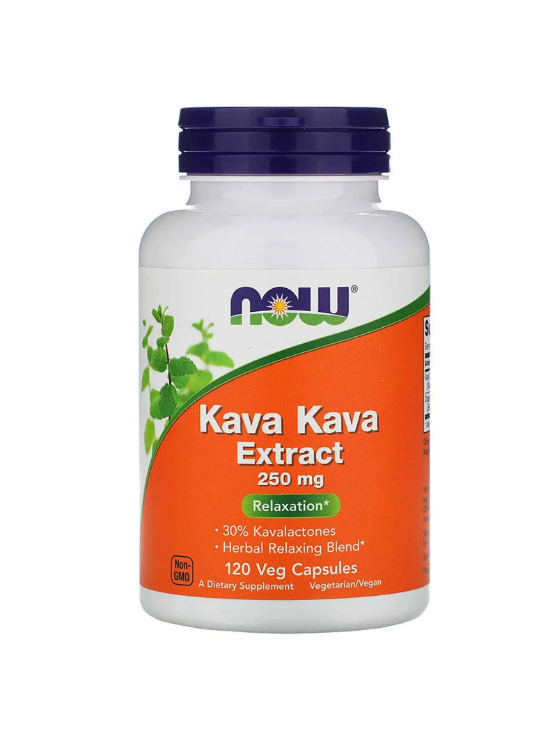 NOW FOODS Extrakt z Kava Kava 120 vegetariánskych kapsúl