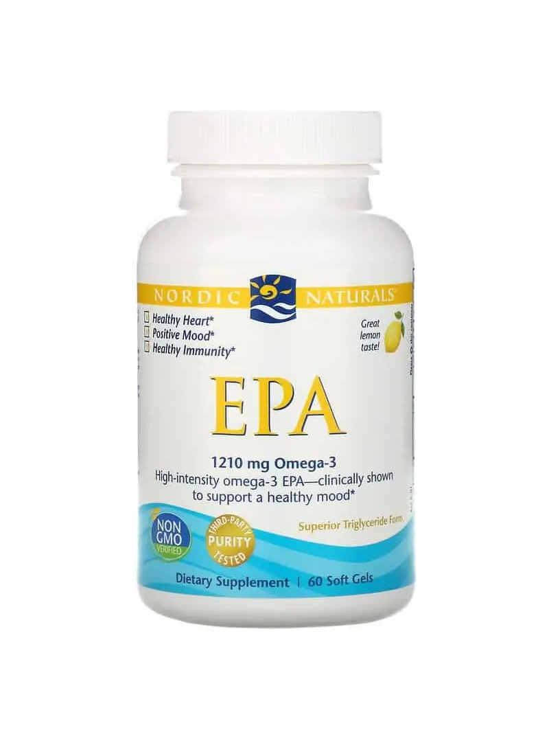 NORDIC NATURALS EPA 1210mg 60 gélových kapsúl Citrón