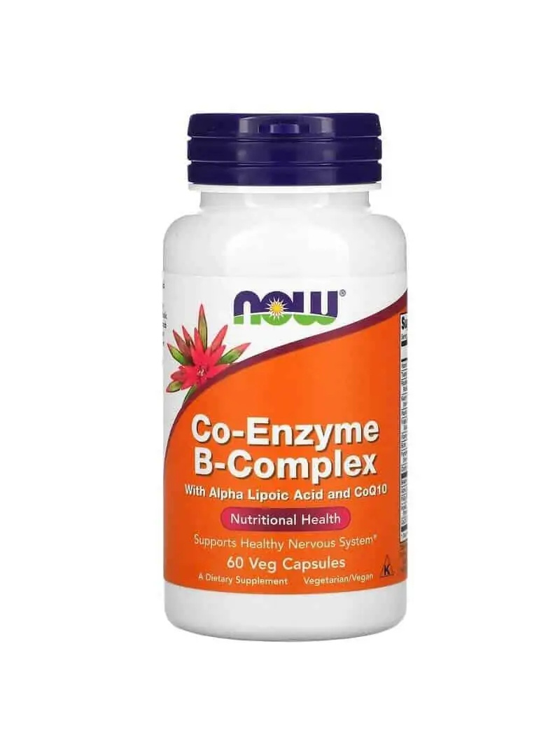 NOW FOODS Co-Enzyme B-Complex (podpora nervového systému) 60 vegetariánskych kapsúl