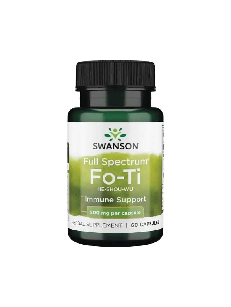 SWANSON Fo-Ti (He-Shou-Wu, Vitality) 60 kapsúl