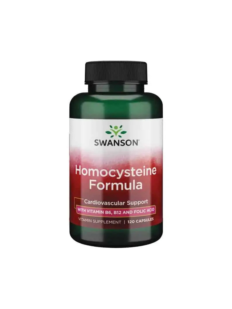 SWANSON Homocysteínový vzorec (metabolizmus homocysteínu) 120 kapsúl