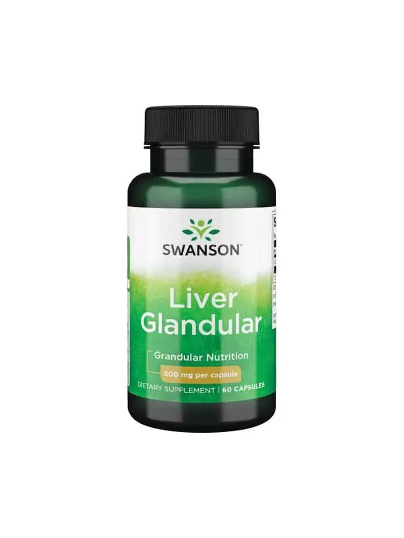 SWANSON Liver Glandular (podpora pečene) 60 kapsúl