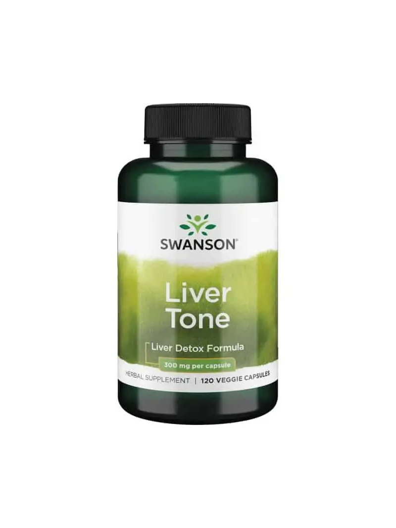 SWANSON Liver Tone Liver Detox Formula (podpora pečene) 120 vegetariánskych kapsúl