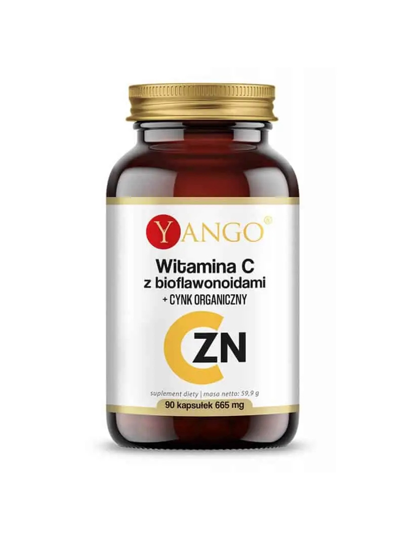 YANGO Vitamín C s bioflavonoidmi + BIO ZINOK 90 vegetariánskych kapsúl