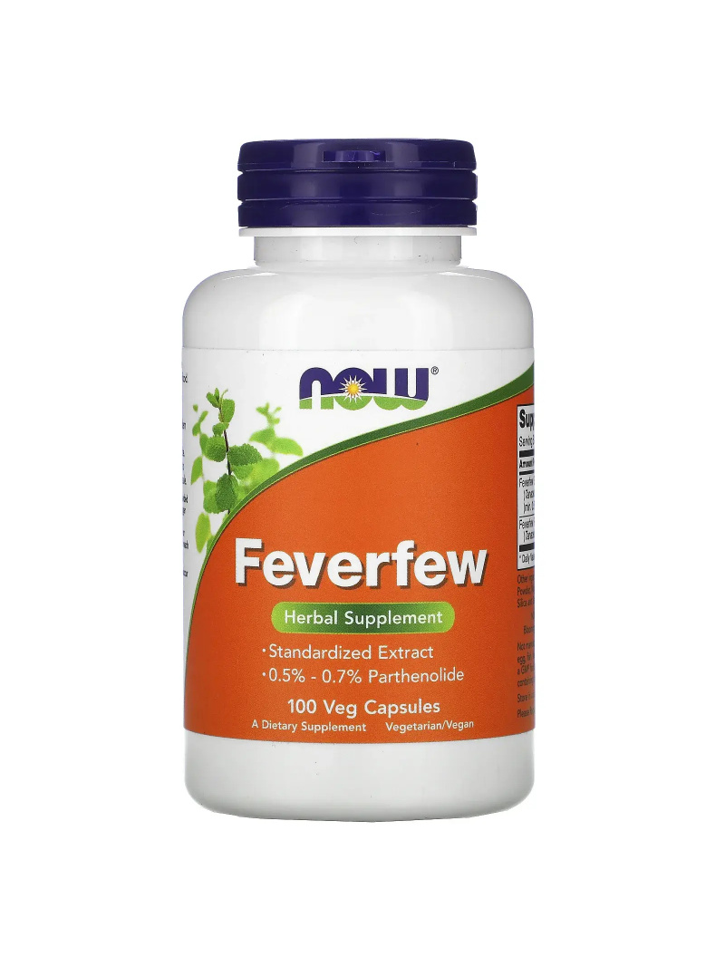 NOW FOODS Feverfew (Chryzantéma) 100 vegetariánskych kapsúl