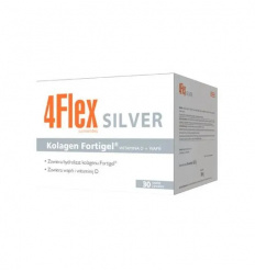 4FLEX SILVER Kolagén novej generácie (kolagén, vápnik a vitamín D) 30 vrecúšok