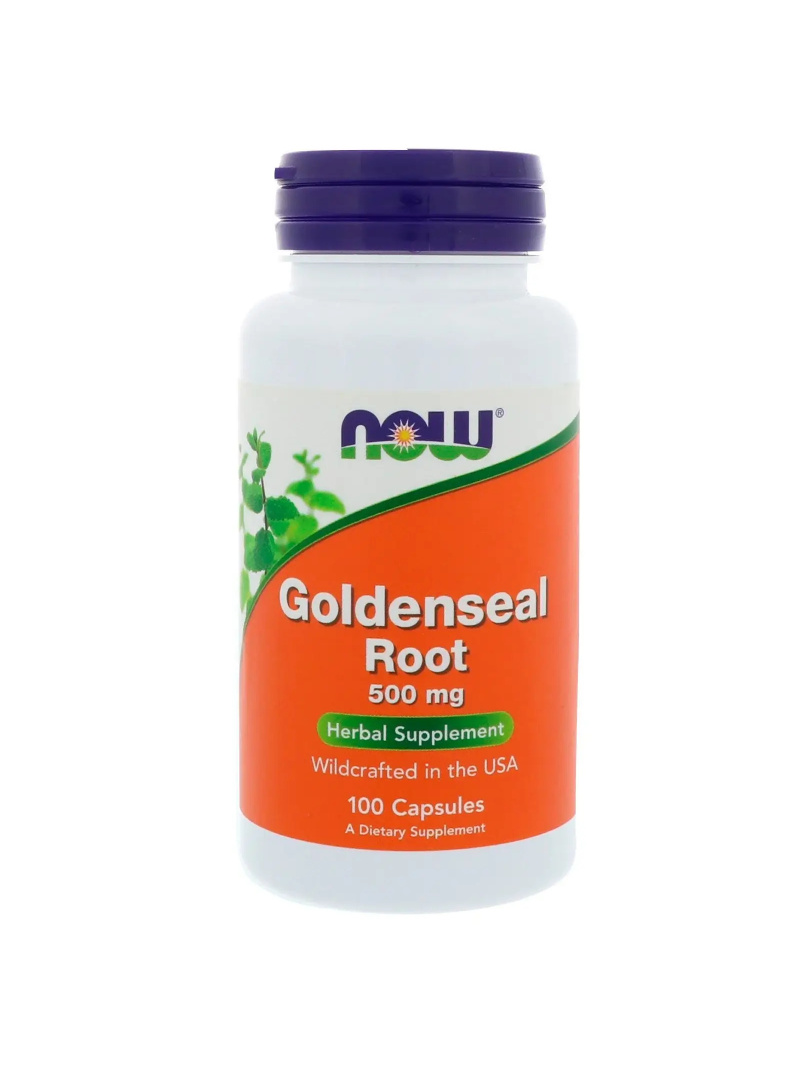 NOW FOODS Goldenseal Root 500 mg (Golden Seal) 100 vegetariánskych kapsúl