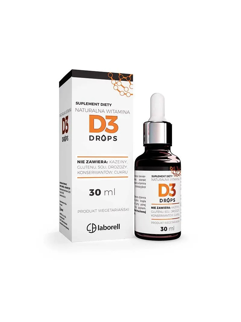 LABORELL Vitamín D3 kvapky 1000IU 30ml