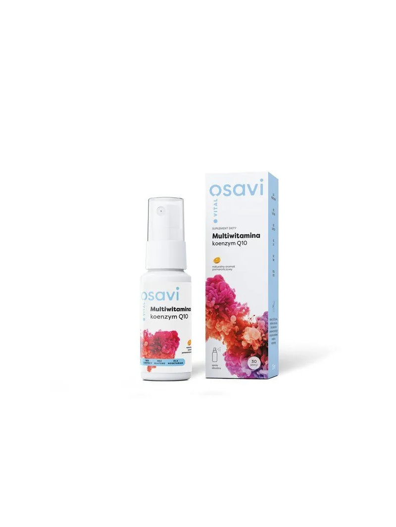 OSAVI Multivitamínový koenzým Q10 ústny sprej 25ml pomaranč