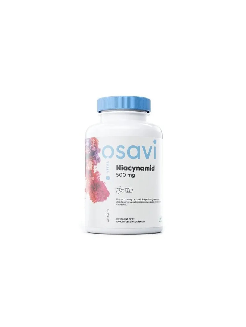 OSAVI Niacínamid 500 mg 120 vegánskych kapsúl