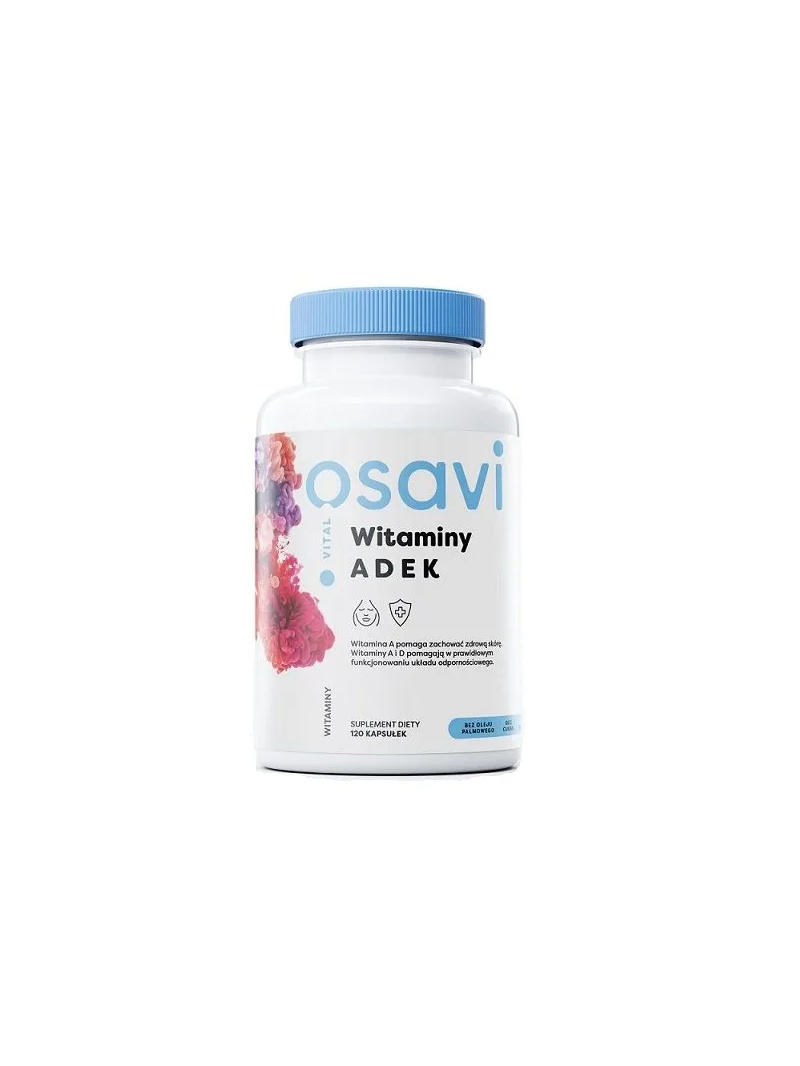 OSAVI Vitamíny ADEK (vitamín A, D, E, K) 120 gélových kapsúl