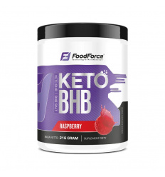 FOOD FORCE Keto BHB FoodForce (hladina ketónov v krvi) 216 g Malina