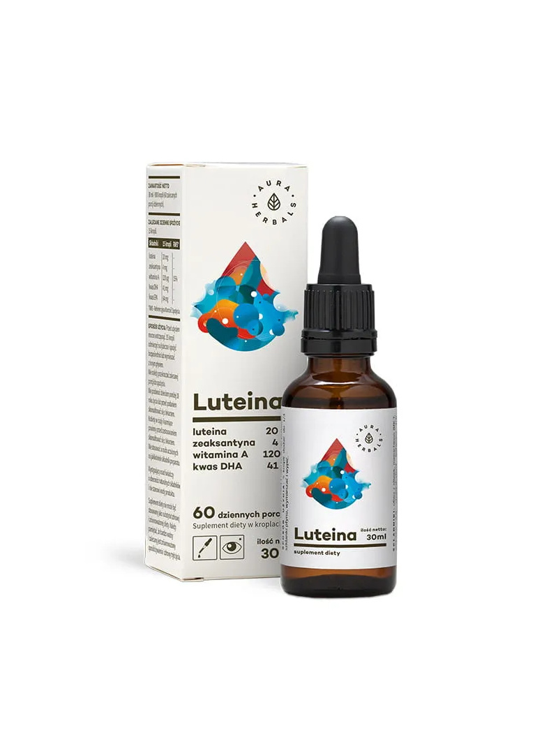 AURA HERBALS Luteín + Vitamín A + DHA + Zeaxantín 30 ml