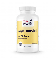 ZEIN PHARMA Myo-inozitol 500 mg (Myo-inozitol) 180 vegánskych kapsúl