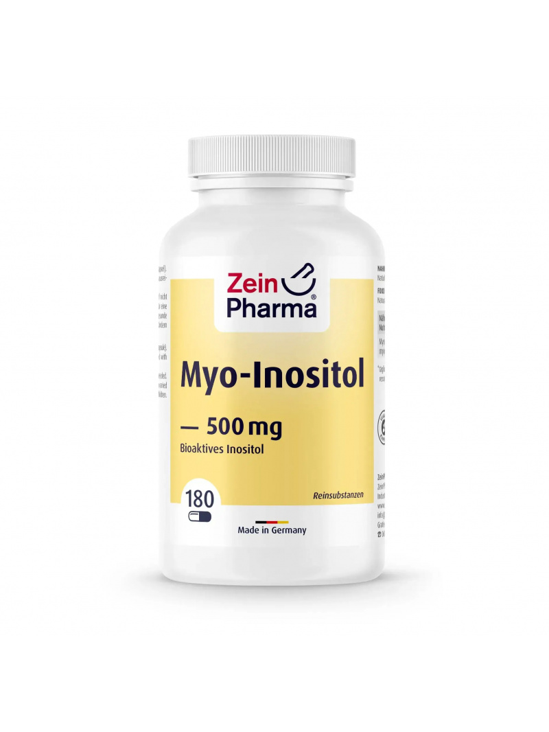 ZEIN PHARMA Myo-inozitol 500 mg (Myo-inozitol) 180 vegánskych kapsúl