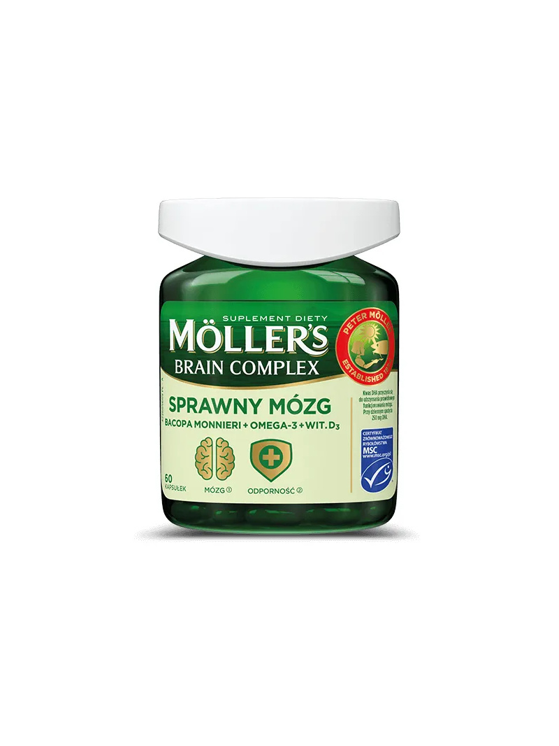 MOLLERS Brain Complex (Fit Brain, Omega-3) 60 kapsúl