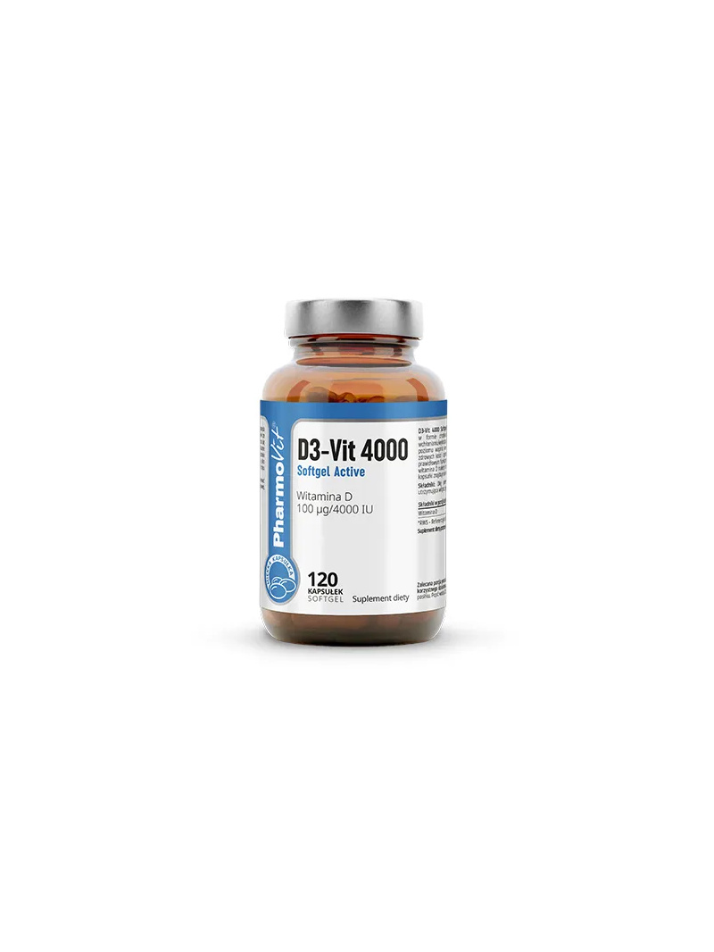 PHARMOVIT D3-Vit 4000 (vitamín D) 120 gélových kapsúl