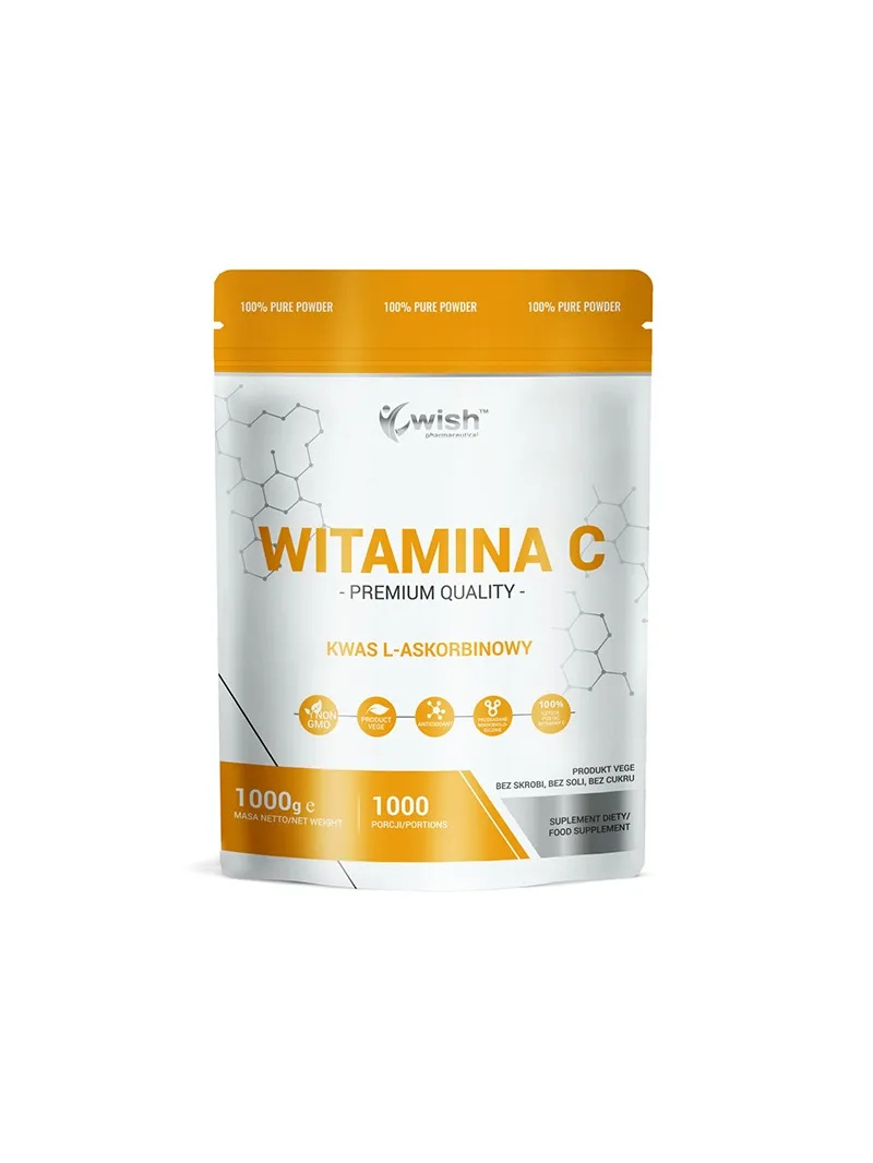 WISH farmaceutický vitamín C (kyselina L-askorbová) 1000 g