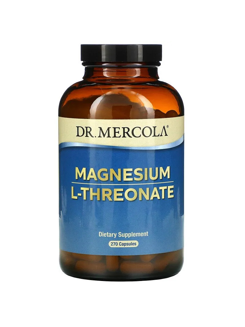 DR. MERCOLA Magnesium L-Threonate (magnézium L-treonate, Brain Work) 270 kapsúl