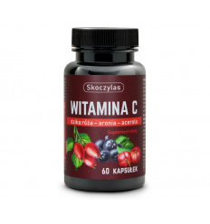 SKOCZYLAS Vitamín C (divá ruža, acerola, arónia) 60 kapsúl