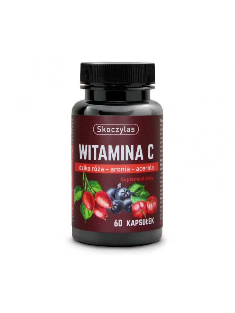 SKOCZYLAS Vitamín C (divá ruža, acerola, arónia) 60 kapsúl