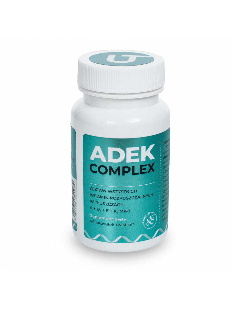 VISANTO ADEK Complex (vitamín A, D3, E, K2 MK-7) 60 Twist-Off kapsúl