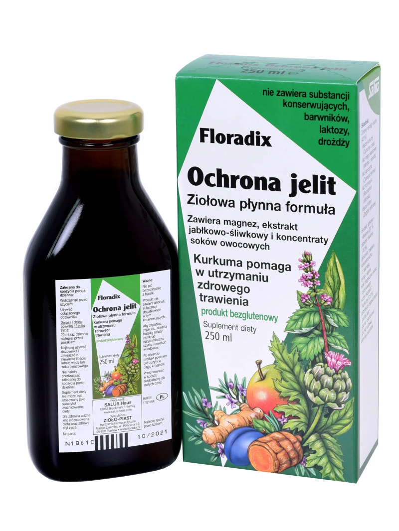 FLORADIX Ochrana čriev (bylinná tekutá receptúra) 250 ml