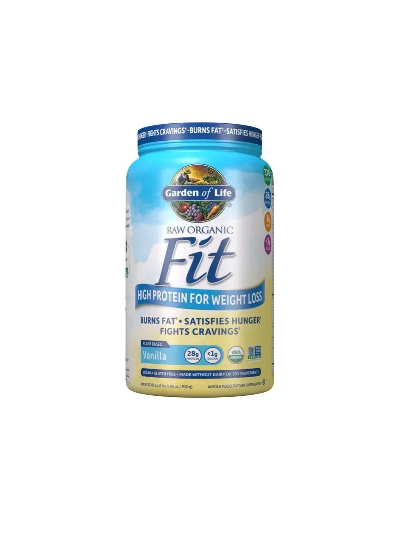 GARDEN OF LIFE RAW Organic Fit Proteín (rastlinná proteínová zmes) 930g vanilka