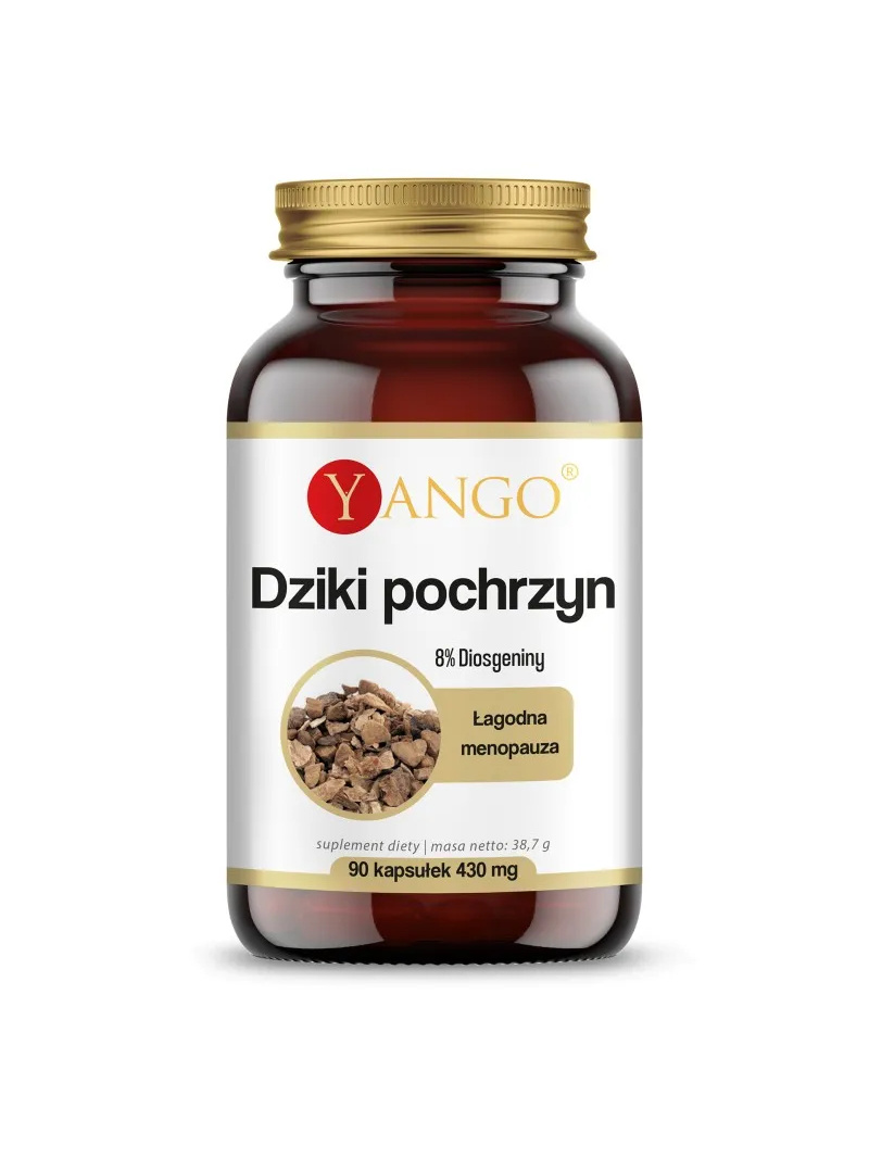 YANGO Wild Yam 8 % diosgenín (podpora menopauzy) 90 vegetariánskych kapsúl