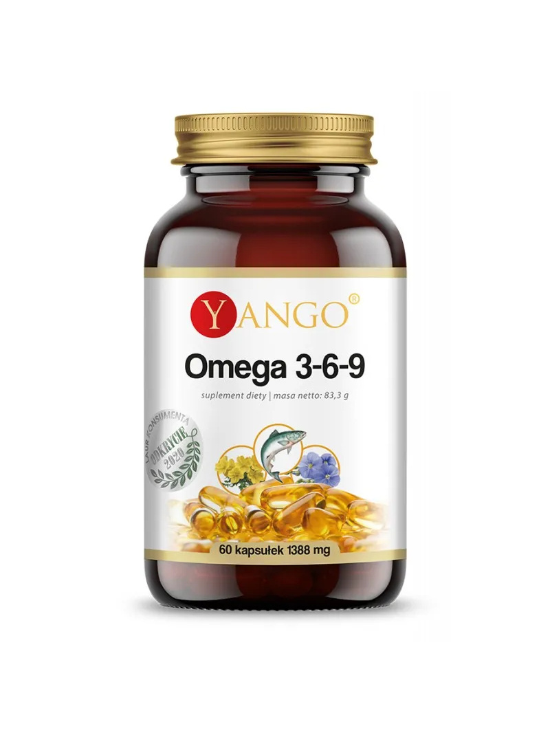 YANGO Omega 3-6-9 (Nenasýtené mastné kyseliny) 60 kapsúl