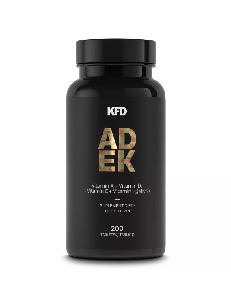 KFD ADEK (vitamín A, D, E, K2 MK7) 200 tabliet