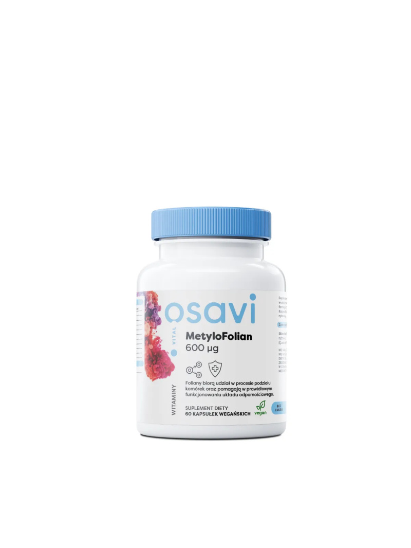 OSAVI MethylFolian 600 mcg 60 vegánskych kapsúl