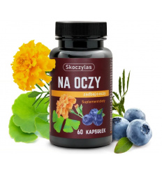 SKOCZYLAS Na oči (Tagetes, Čučoriedka, Ginkgo biloba) 60 vegetariánskych kapsúl