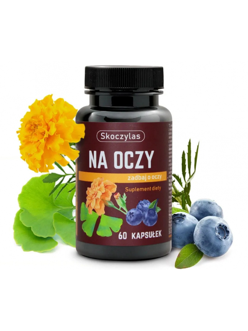 SKOCZYLAS Na oči (Tagetes, Čučoriedka, Ginkgo biloba) 60 vegetariánskych kapsúl