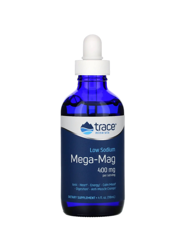 STOPOVÉ MINERÁLY Mega-Mag 400 mg (iónový horčík s minerálmi) 118 ml