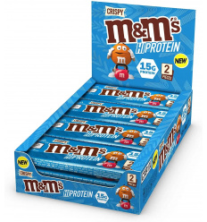 M&Ms Hi Proteínová tyčinka 12 x 52 g Cripsy