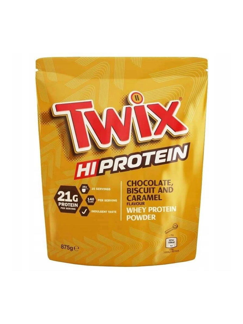 TWIX HiProtein Powder (WPC proteínový doplnok) 875 g čokoládové sušienky karmel