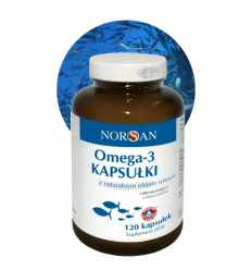 NORSAN Omega-3 1500 mg (Práca srdca, mozgu a očí) 120 kapsúl