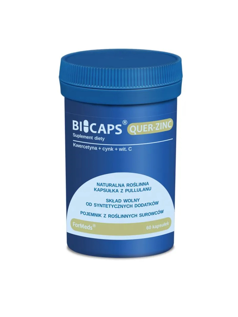 FORMEDS BICAPS QUER-ZINC (kvercetín + zinok + vitamín C) 60 vegánskych kapsúl