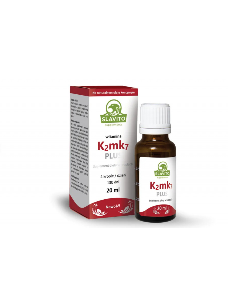 SLAVITO Vitamín K2mk7 Plus 200mcg (kosti, imunita) 20ml