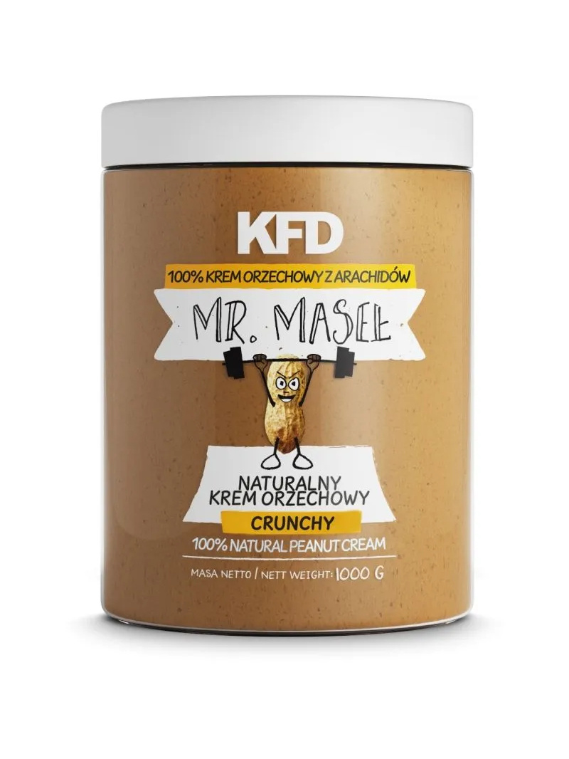 KFD Arašidové maslo 1000g CRUNCHY