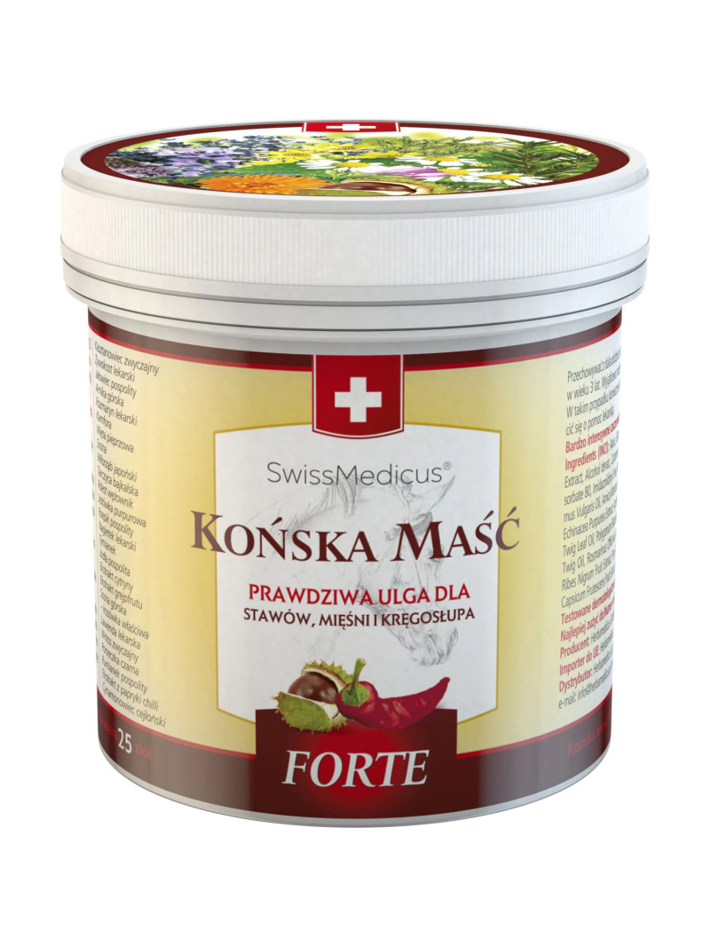 SWISS MEDICUS Forte konská hrejivá masť 250ml