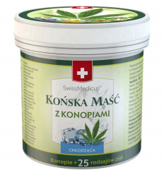 SWISS MEDICUS Chladivá konská masť s konope 250ml