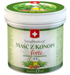 SWISS MEDICUS Forte konopná masť (upokojuje a omladzuje) 125ml