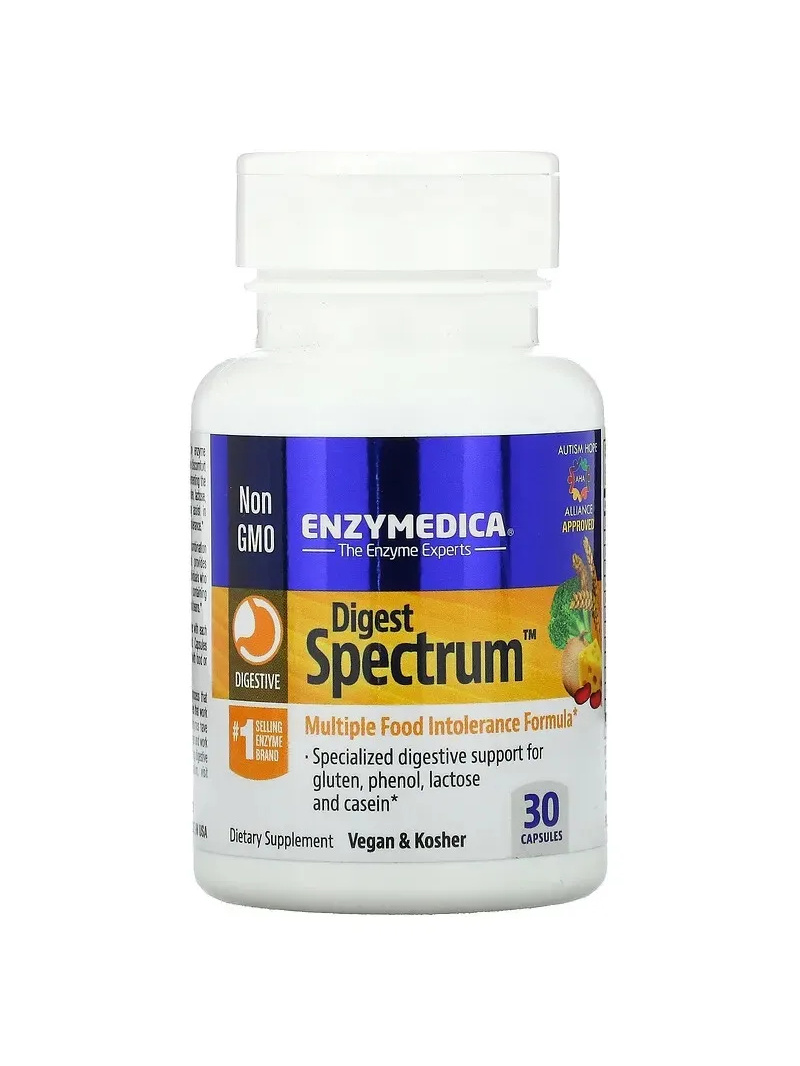 ENZYMEDICA Digest Spectrum™ (pre potravinovú intoleranciu) 30 kapsúl