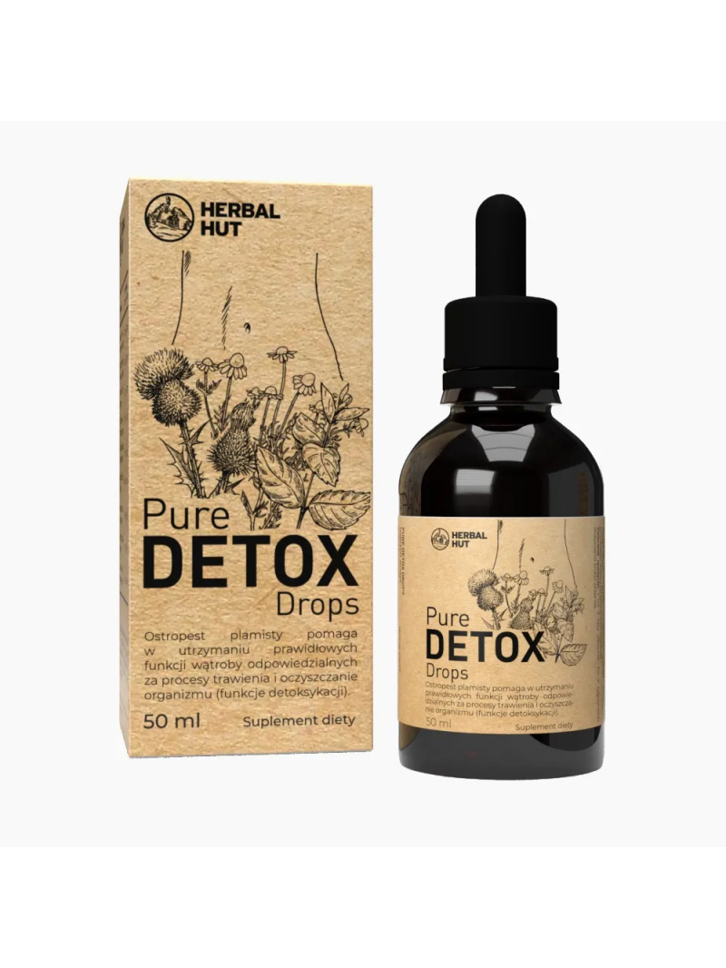 NOBLE HEALTH Pure Detox Drops na trávenie 50ml