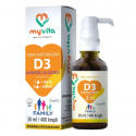 MYVITA Vitamín D3 Family (podpora prirodzenej imunity) 30ml