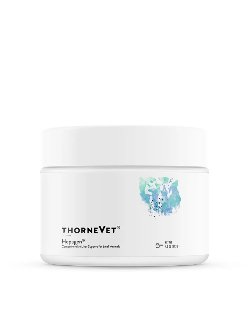 ThorneVET Hepagen Powder (podpora pečene u zvierat) 113g