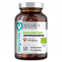 MYVITA Ashwagandha BIO KSM-66 Silver (Adaptogén, na stres) 120 vegánskych kapsúl