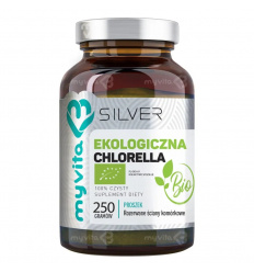 MYVITA Chlorella BIO SILVER (imunita, antivírusová, antibakteriálna) 250g